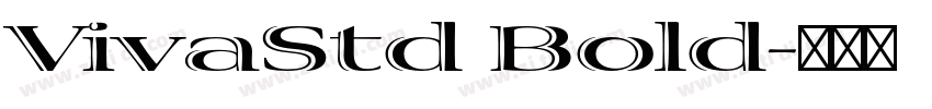 VivaStd Bold字体转换